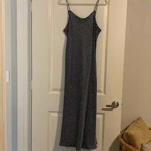 🧨Navy + White Slip Dress